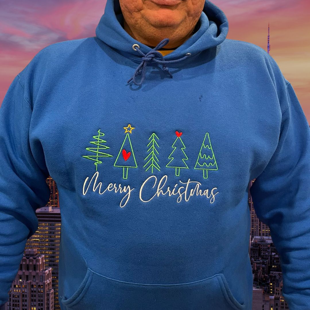 Hoodie Navideño | Elige tu Diseño | Bordado 11"