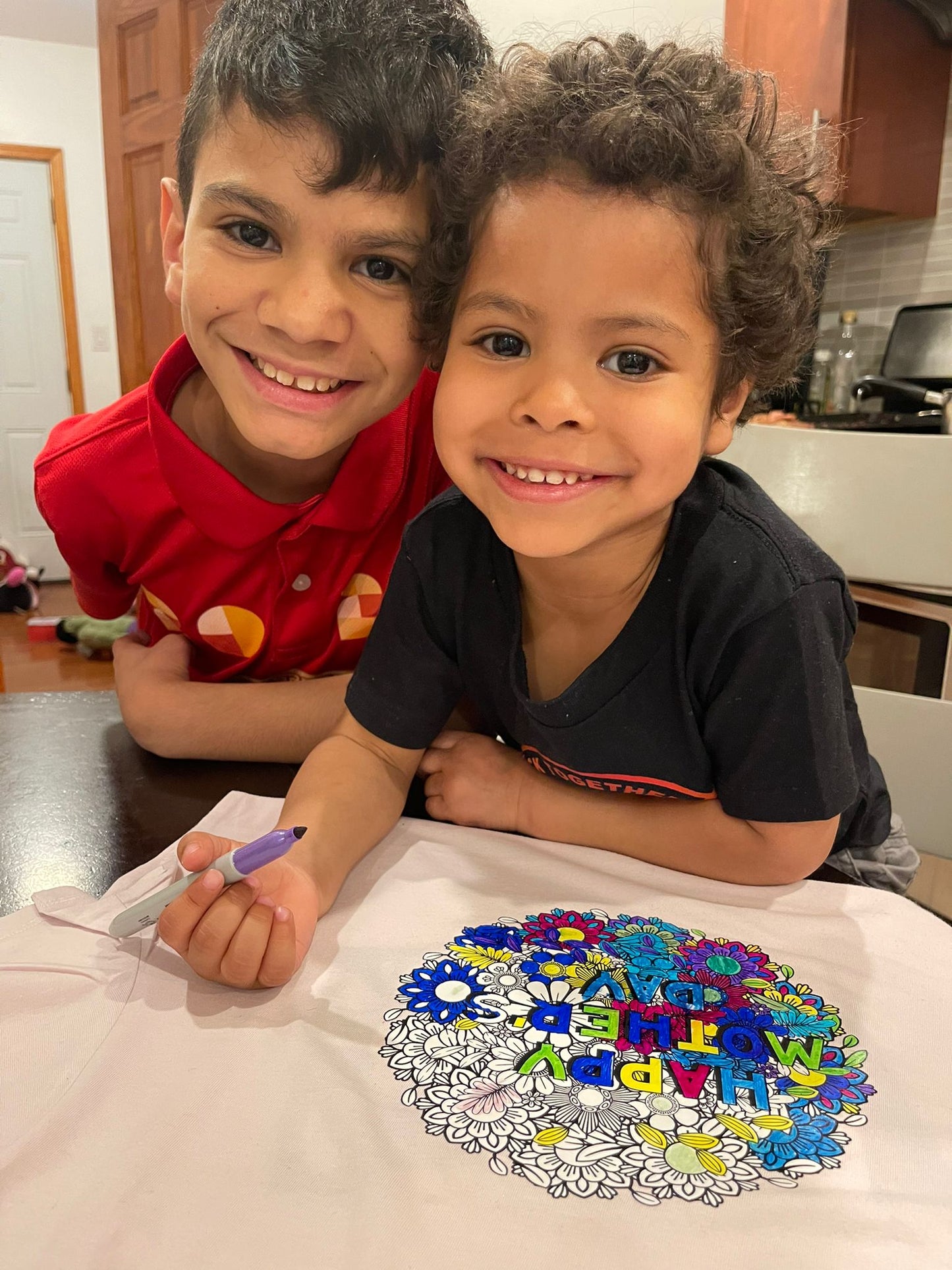 Mother's Day T-Shirts to Coloring