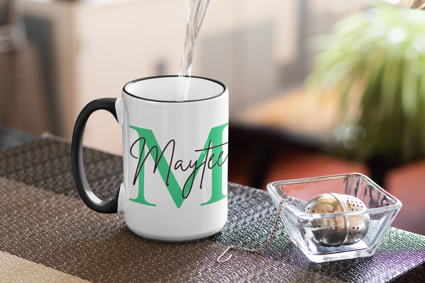 Mug with Colored Rim | 15 oz